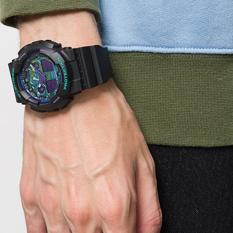 CASIO G-Shock Analog-Digital 'Black' GA-100BL-1A