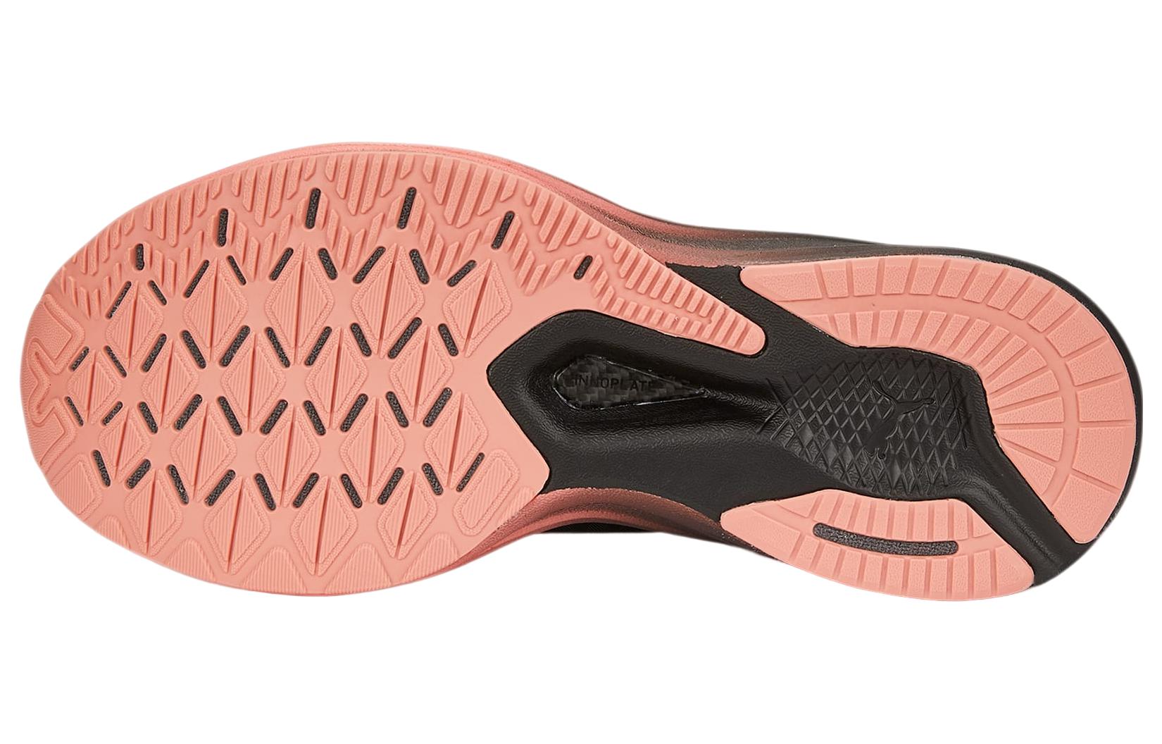 (WMNS) PUMA Deviate Nitro Carbon 'Black Carnation Pink' 377091-01