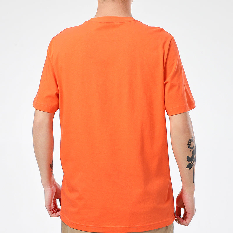 adidas neo Athleisure Casual Sports Round Neck Breathable Short Sleeve Orange GP4902