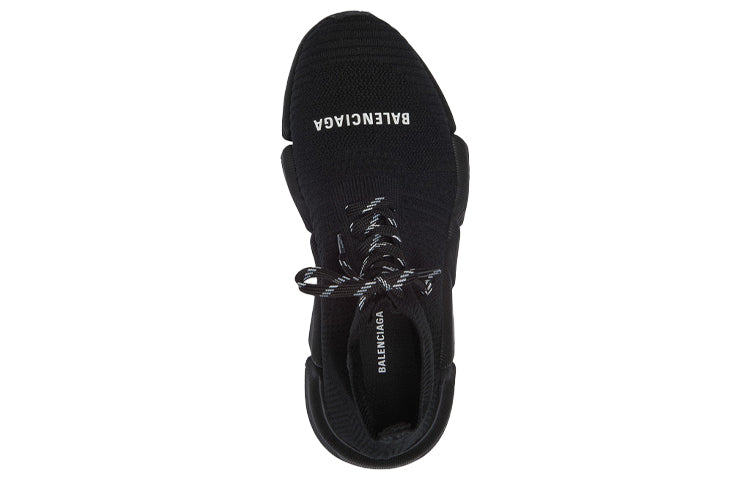 (WMNS) Balenciaga Speed 2.0 Lace Up Trainer 'Black' 617214W17011013