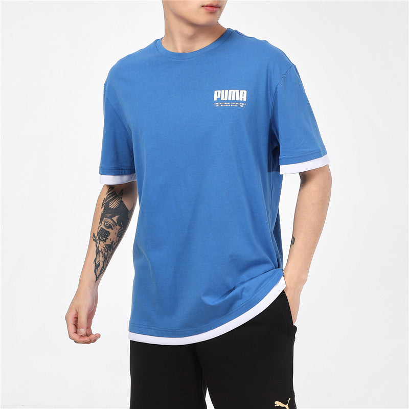 PUMA Summer Court T-Shirt 'Blue' 845862-13