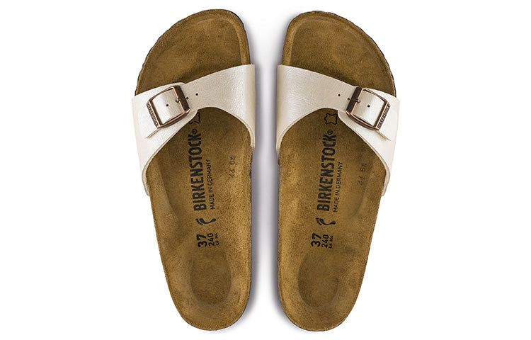 (WMNS) Birkenstock Madrid Narrow Fit Sandals 'Pearl White' 940153