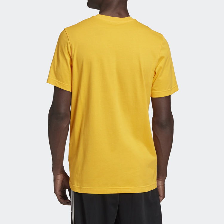adidas originals TREFOIL T-SHIRT Short Sleeve Gold Color GD9913