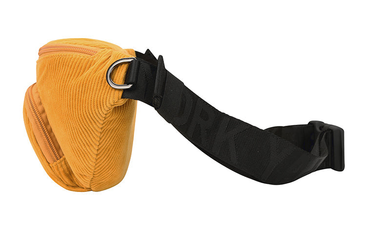 MLB NY New York Yankees Corduroy Belt Bag Yellow 32BGCB011-50D