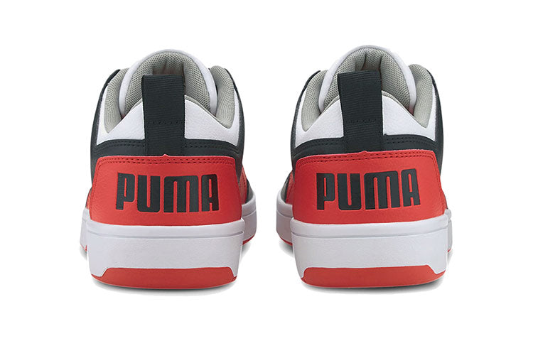 PUMA Rebound Lay Up Lo SL Black/White/Red Low Board Shoes 369866-09