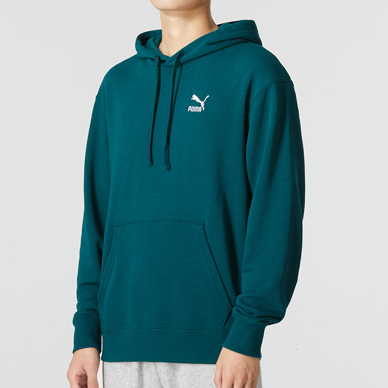 PUMA Classics Small Logo Training Hoodie 'Green' 537849-24