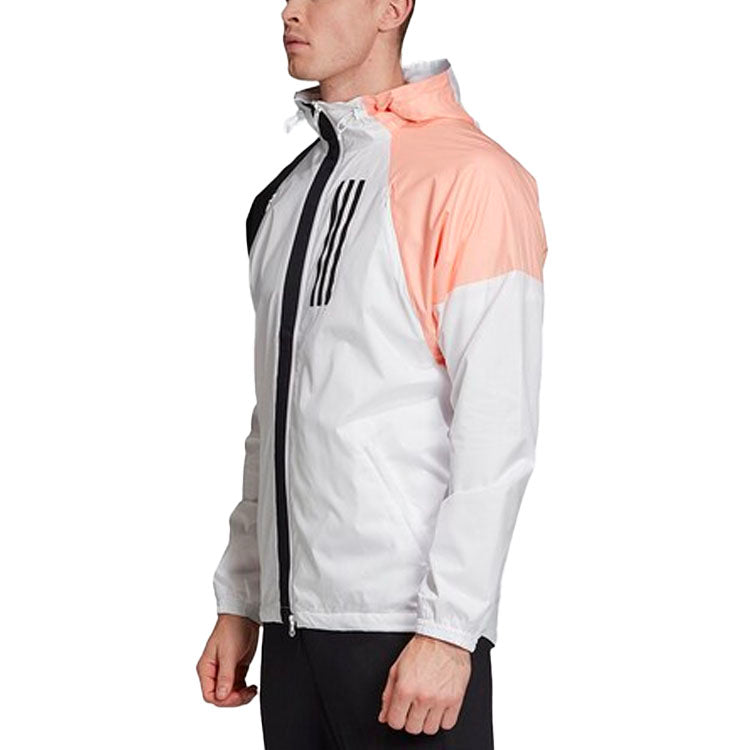 adidas W.N.D. Jacket 'White/Black/Glow Pink' EK4626