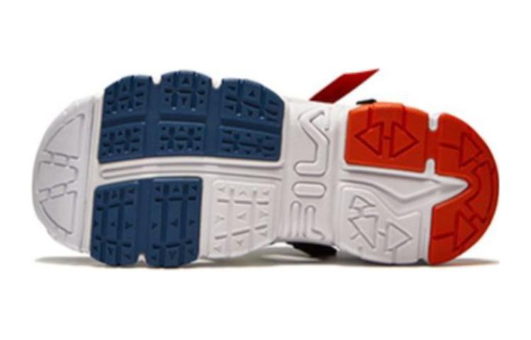 (GS) FILA Lifestyle Sandals 'Black White Blue' K15B321802FBB