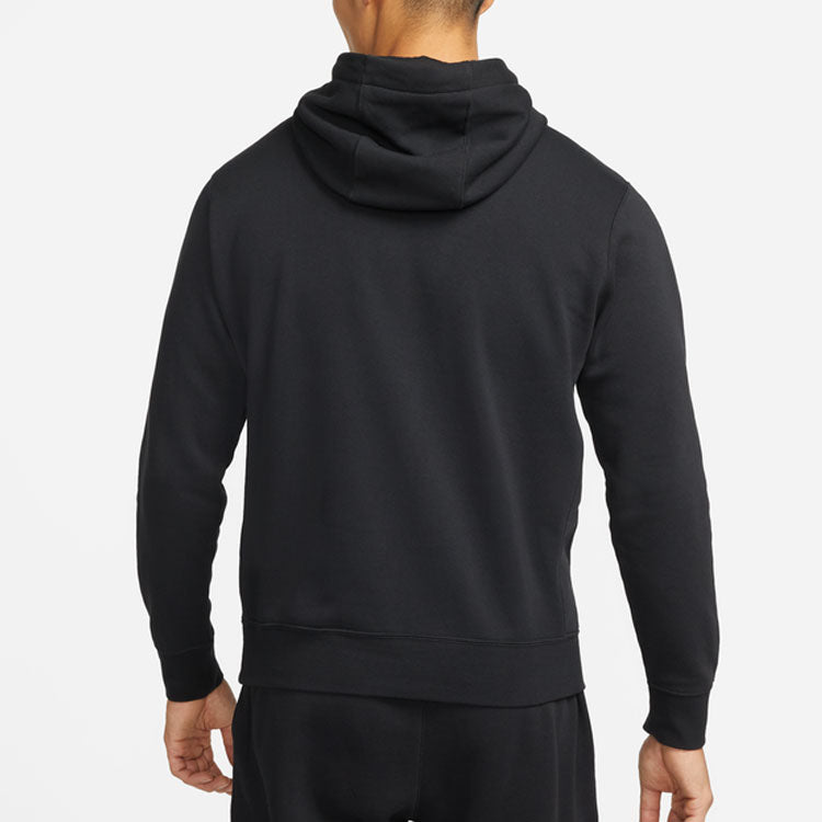 Men's Nike Casual Alphabet Logo Printing Fleece Black DM1237-010