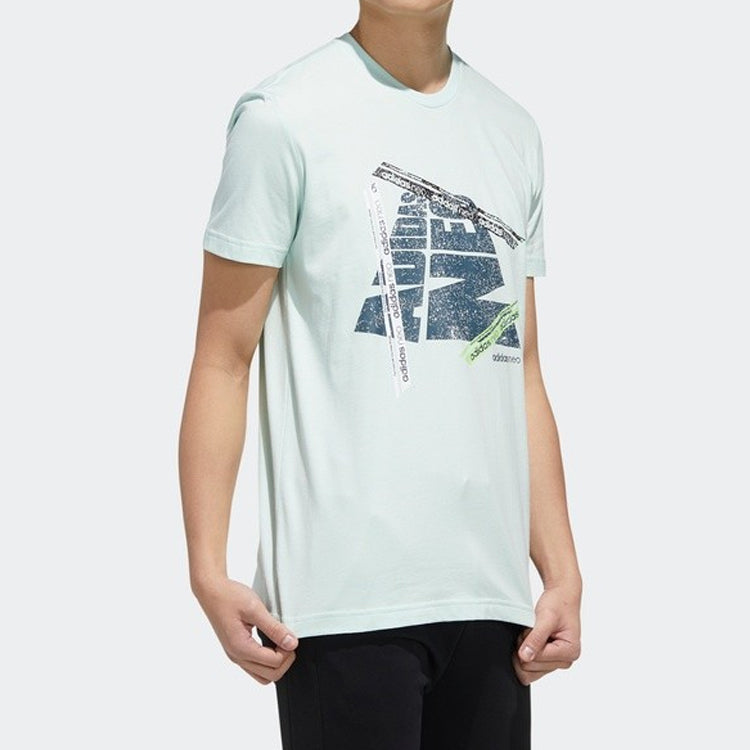 adidas neo M Fsves Printing Short Sleeve Green FP7305