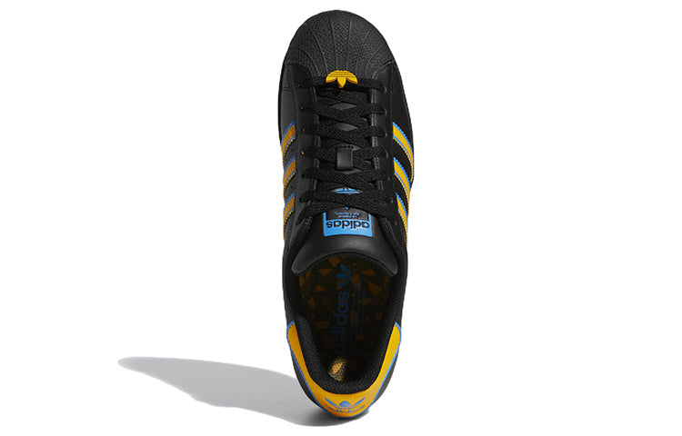 adidas Superstar 'Black Gold Blue' FZ5892