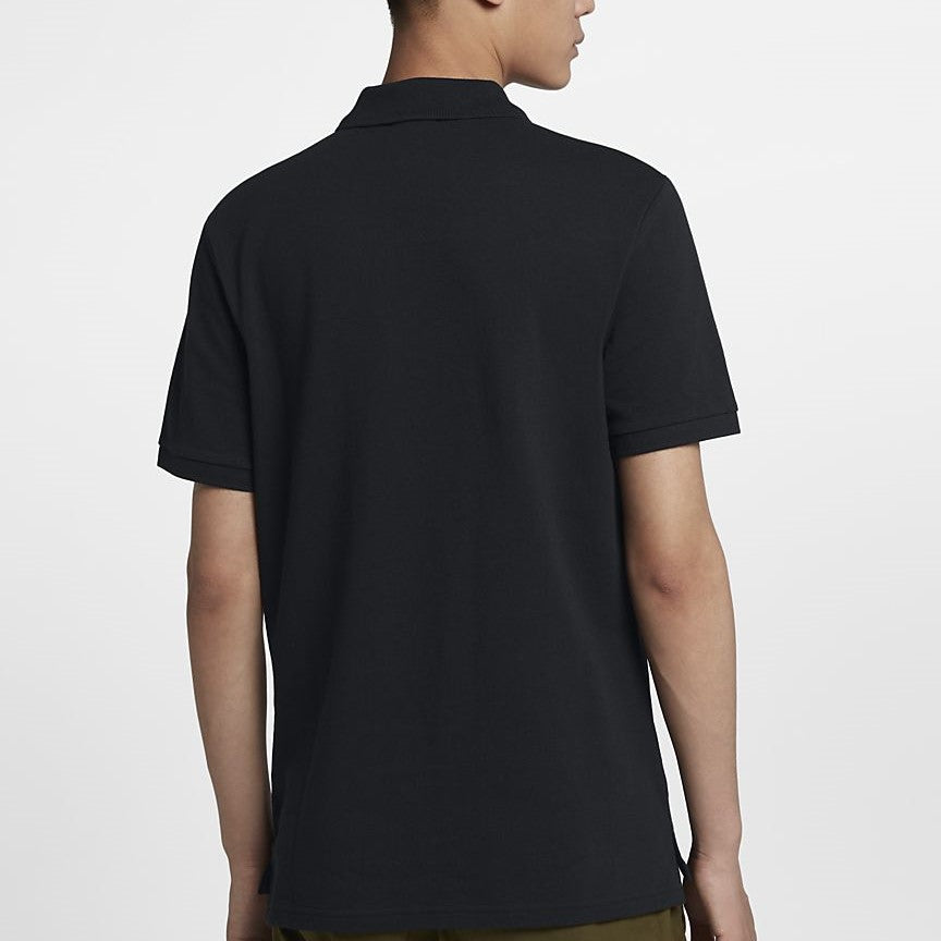 Nike Small Logo Casual Sports Short Sleeve Polo Shirt Black 909747-010