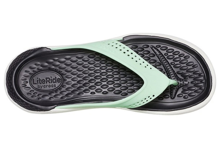 Crocs LiteRide Beach Flip-Flops Mint Green 205182-3TP