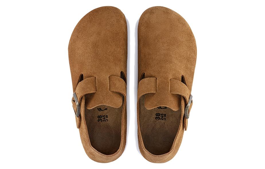 Birkenstock London Suede Leather 'Mink' 1023519