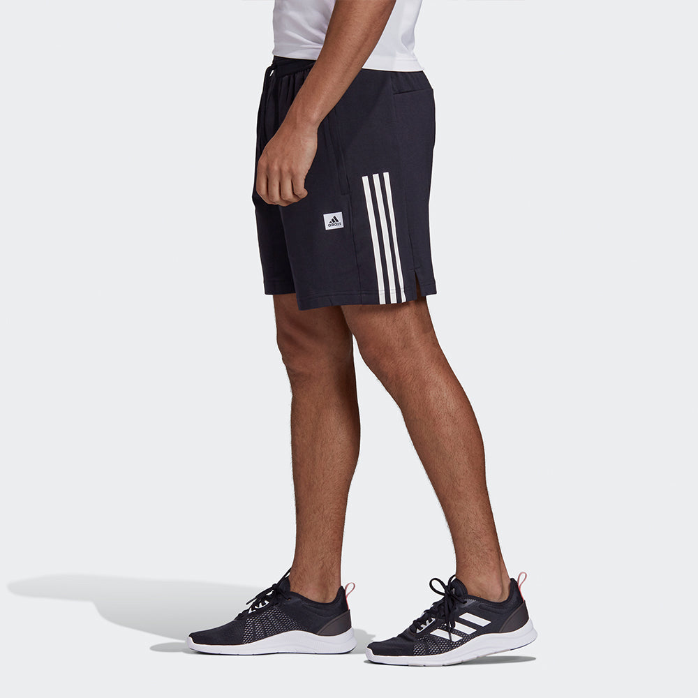 adidas M D2m Motion Sh Running Gym Stripe Breathable Sports Shorts Black GD5292