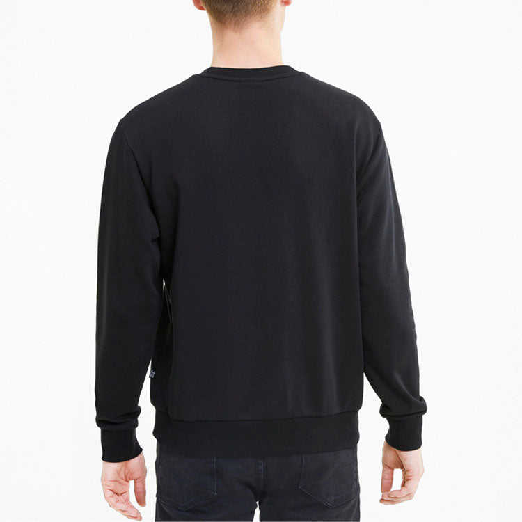 PUMA Rebel Long Sleeve Sweater 'Black White' 585272-01