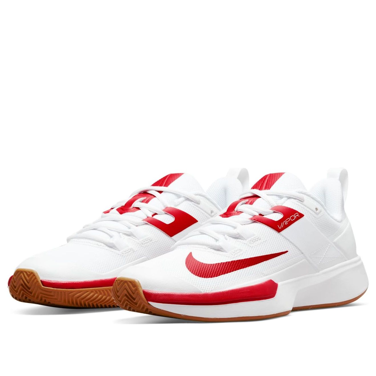 (WMNS) Nike Court Vapor Lite 'White Red' DH2945-188