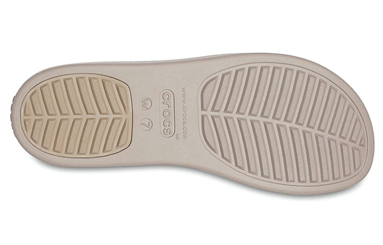 (WMNS) Crocs Brooklyn Lightweight Pale Pink Sandals 206219-6RL