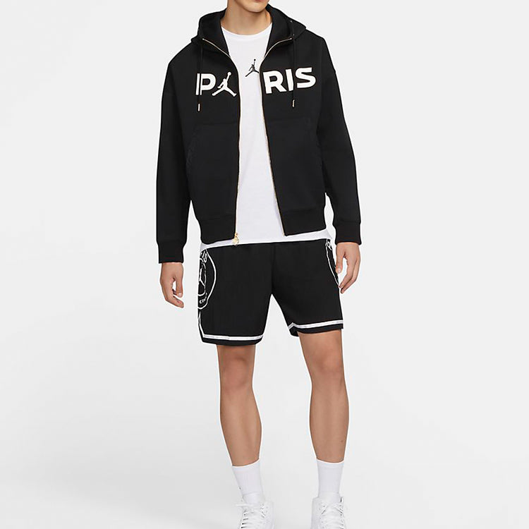 Air Jordan Paris Saint-Germain Basketball Sports Shorts Black CK9766-010