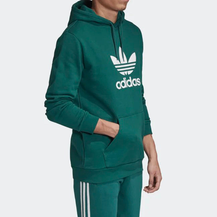 adidas originals hooded Drawstring Pullover Green EJ9681