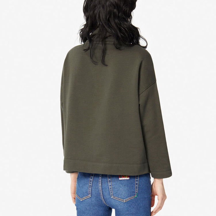 KENZO Gold TIGER Long Sleeves Hoodie 'Military Green' F962SW6094X5-51