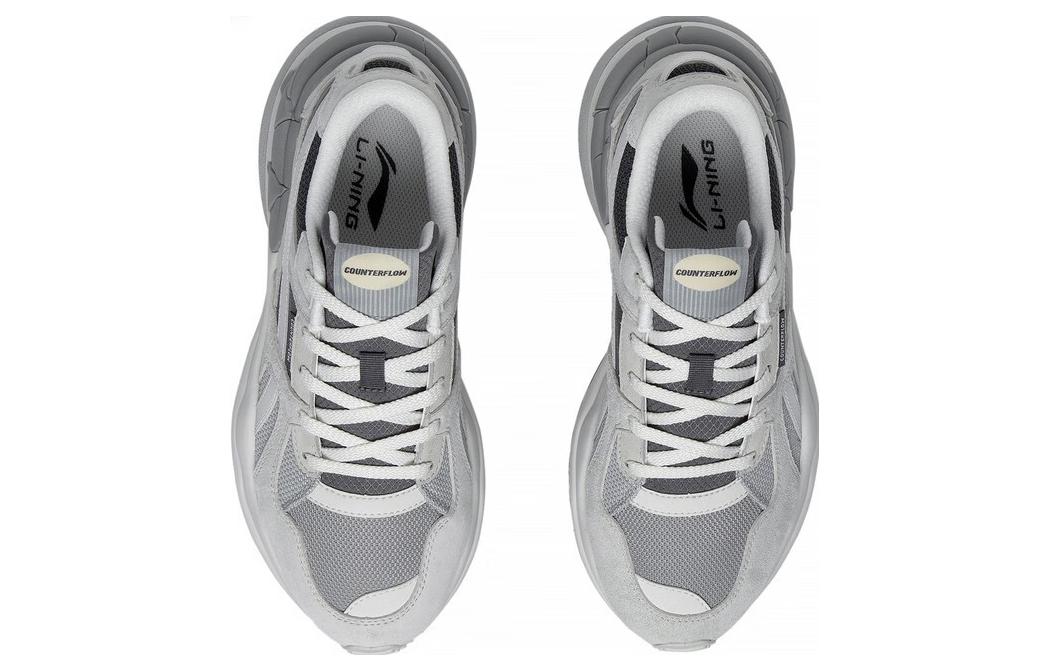 (WMNS) Li-Ning ChengFeng Sport Sneakers 'Grey Black' AGCT172-3