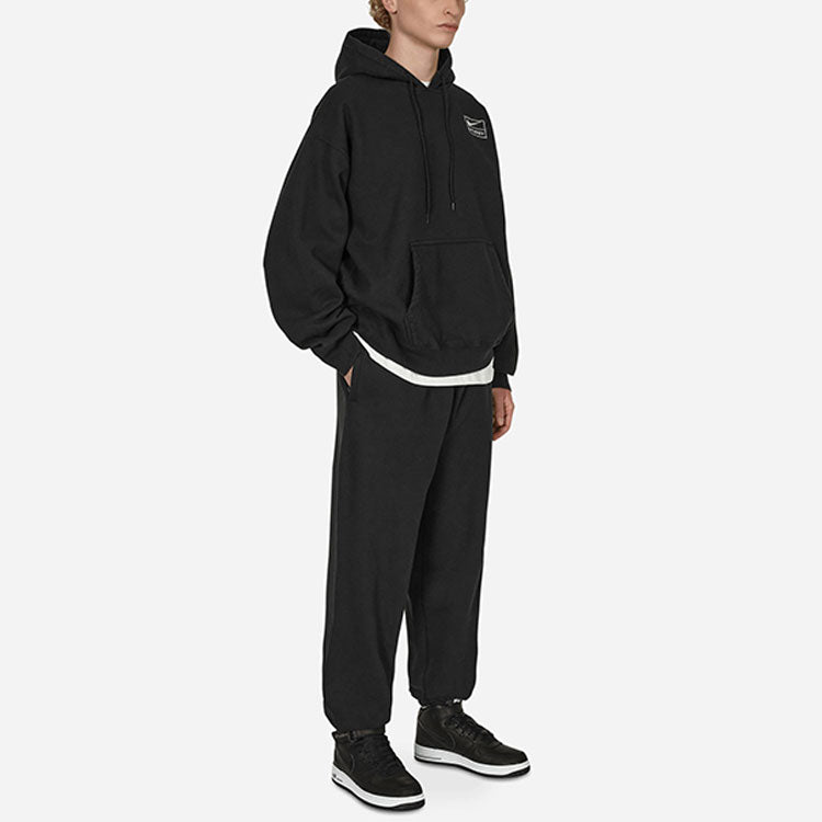 Nike x Stussy Logo Hoodie 'Black' DN4028-010