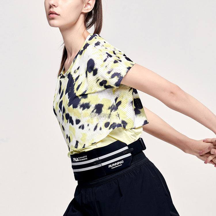 (WMNS) FILA Athletics Casual Sports Breathable Short Sleeve Green A11W122102F-YE