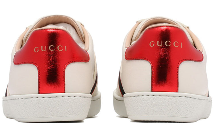 (WMNS) Gucci Ace 'Stripe Ivory' 525269-0FIV0-9086