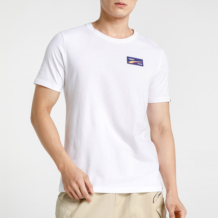 PUMA x Randomevent Tee 'White Black Yellow' 598068-02