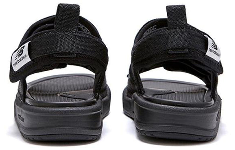 New Balance 3205 Series Velcro Minimalistic Casual Black Sandals 'Black White' SD3205GBK