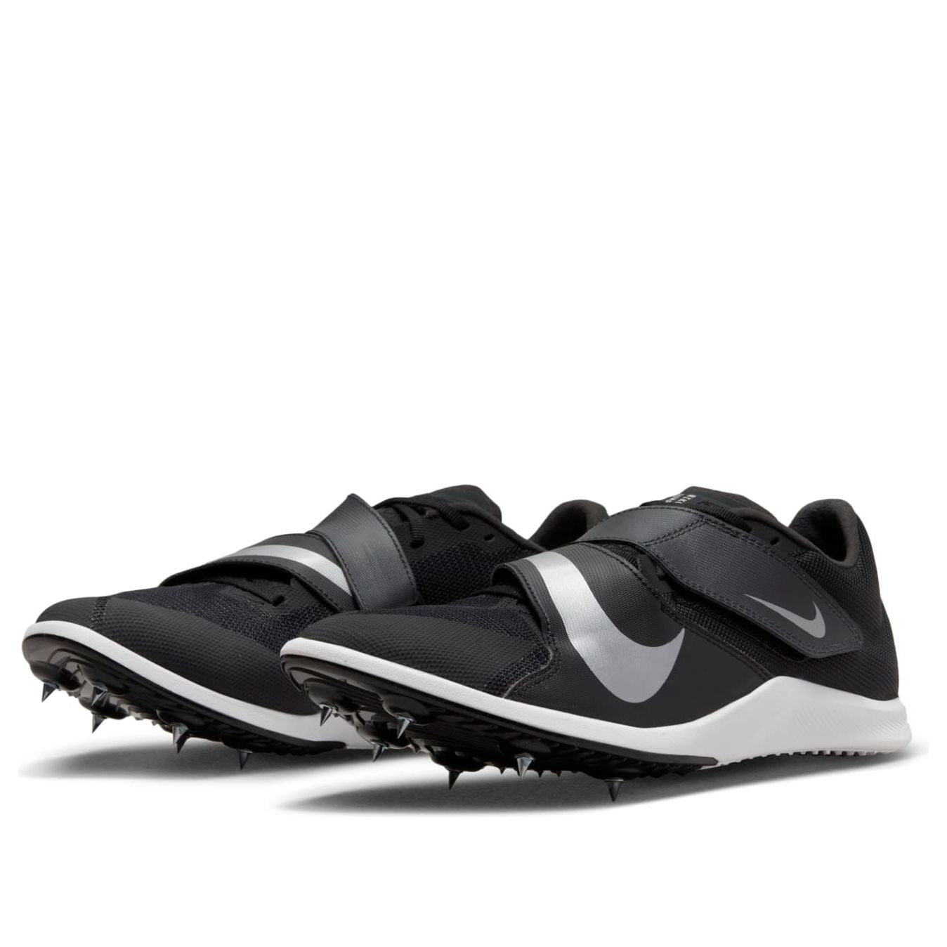 Nike Air Zoom Rival Jump Spikes 'Black Metallic Silver' DR2756-001