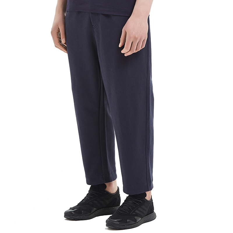 adidas Y-3 Classic Terry Cropped Pants 'Navy' FN3393
