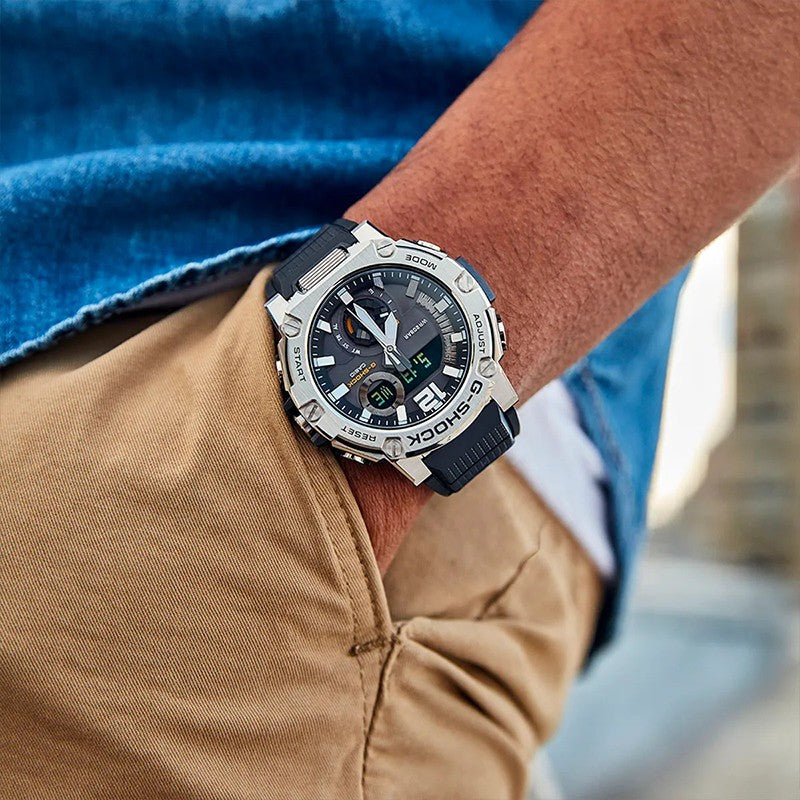 CASIO G-Shock G-Steel 'Silver Black' GST-B300S-1A