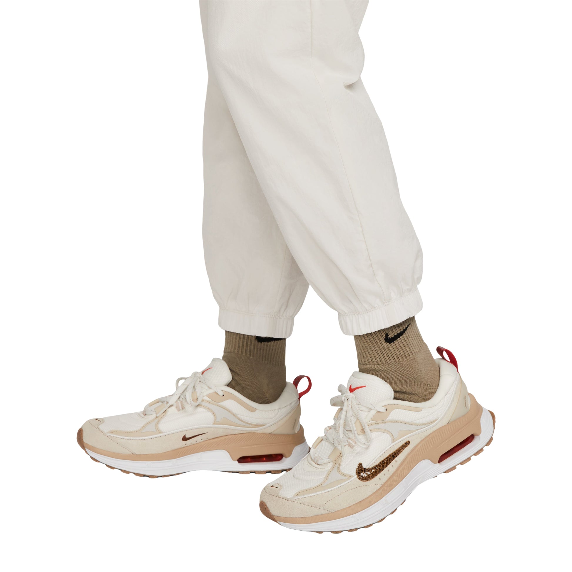 (WMNS) Nike Sportswear Essential Mid-Rise Trousers 'White' DM6184-104