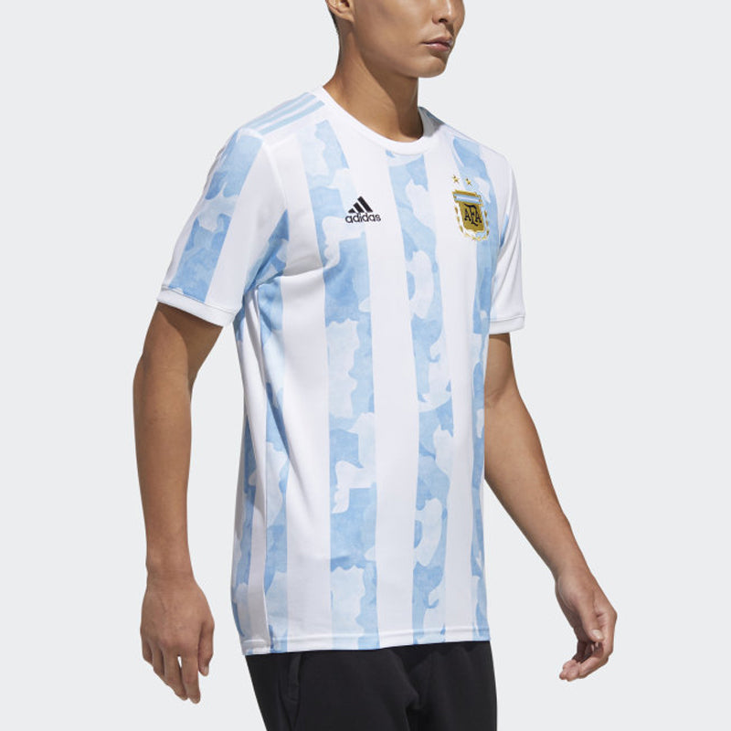 adidas SW Fan Edition 21 Home Soccer Jersey Asia Sizing 'Messi Blue' GE5475