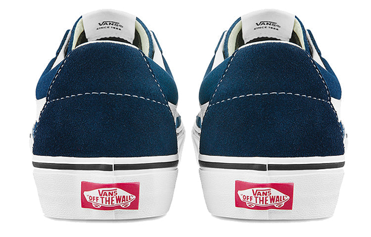 Vans SK8-Low Breathable Lightweight Wear-resistant Low Tops Casual Skateboarding Shoes Unisex Blue VN0A4UUK4M0