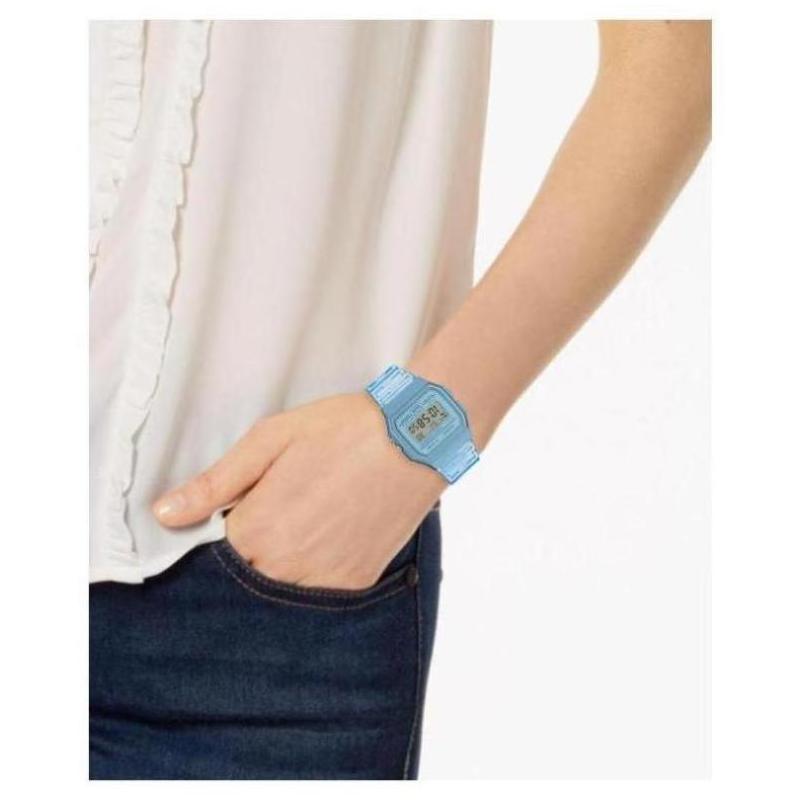 CASIO Quartz Waterproof Sports Unisex Mens Blue Digital F-91WS-2