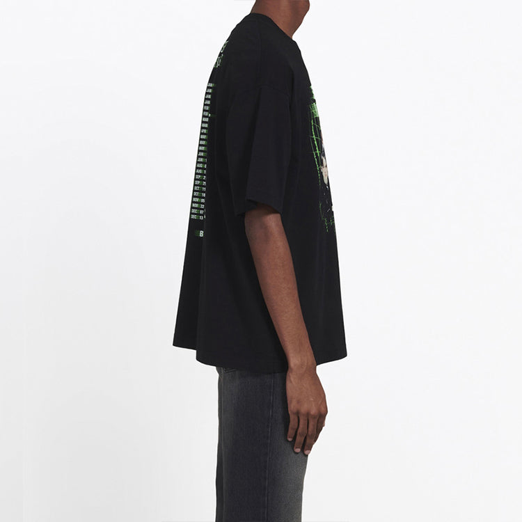 Men's Balenciaga Speedhunters Band Short Sleeve Black 556133TCV381000