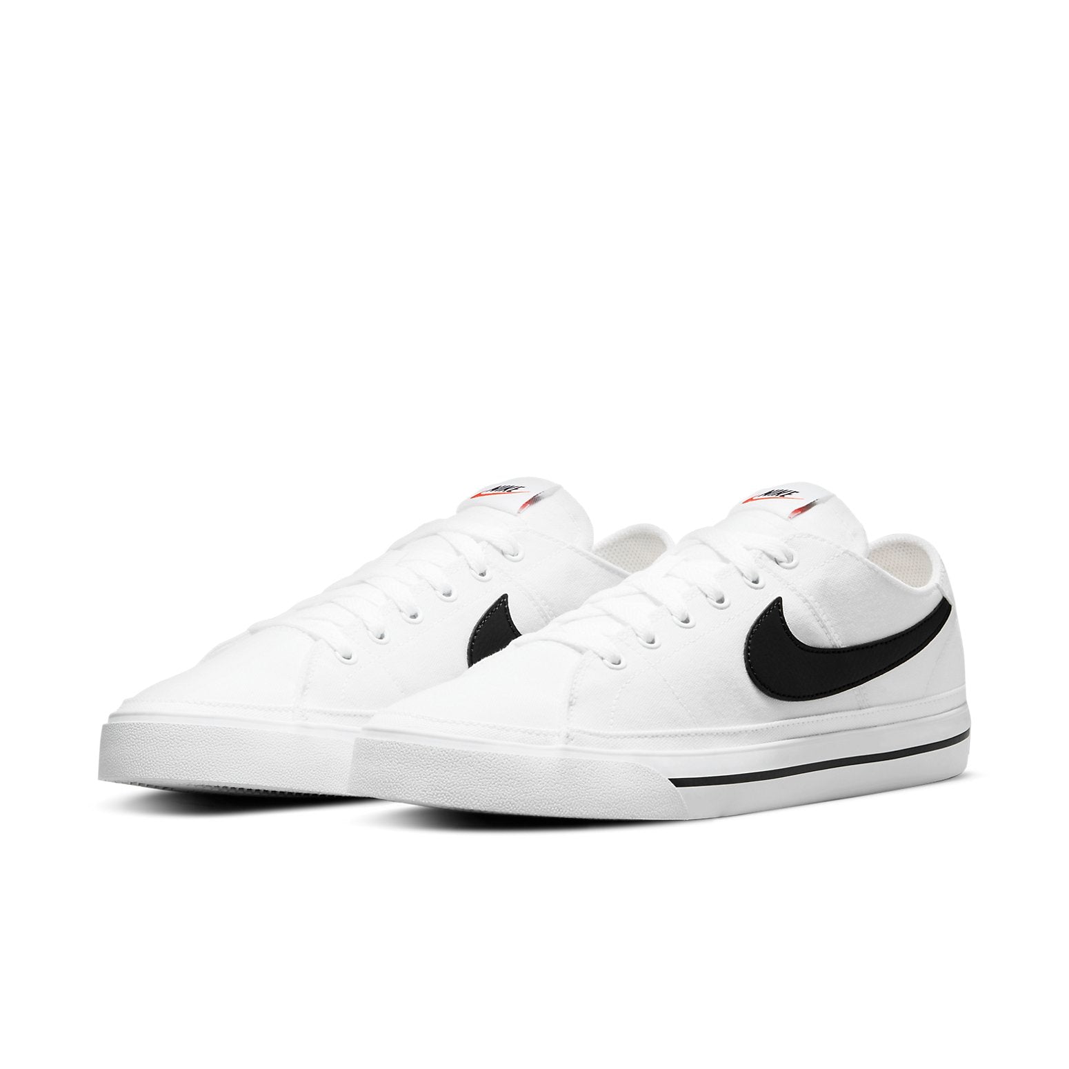 Nike Court Legacy Canvas 'White Black' CW6539-101