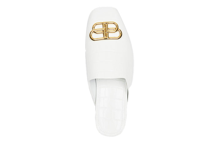 (WMNS) Balenciaga Cosy Mules White 601218WA9D19047