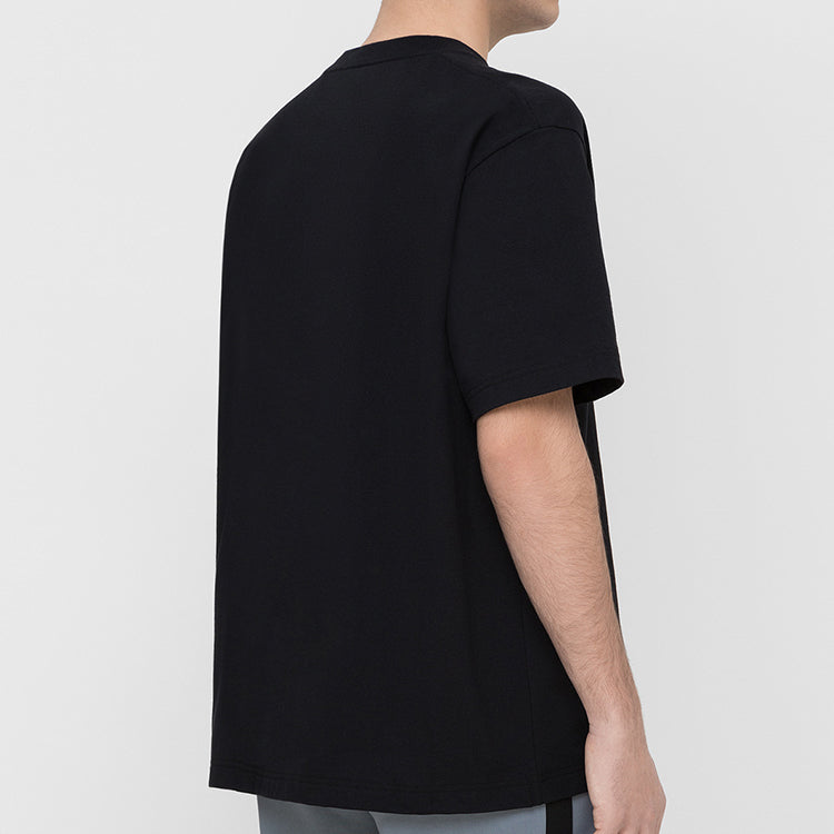 Men's Balenciaga Paris Love Regular T-Shirt Printing Short Sleeve Black 594579TGV431000