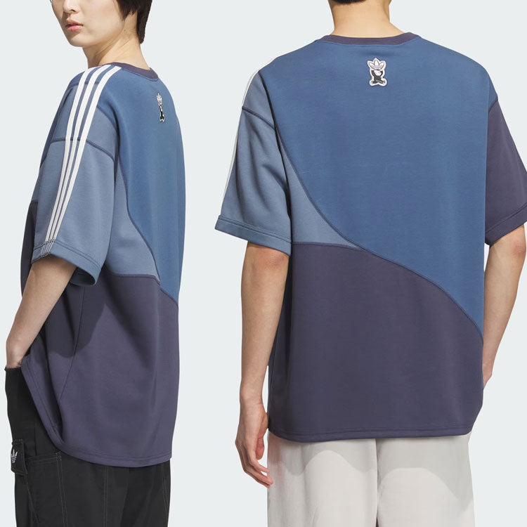 adidas Originals TOC Graphic T-Shirts 'Blue Purple' IN1010