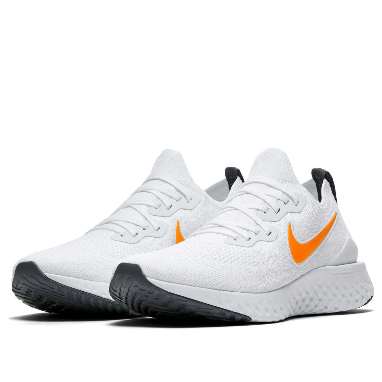 Nike Epic React Flyknit 2 'White Orange' CI6401-100