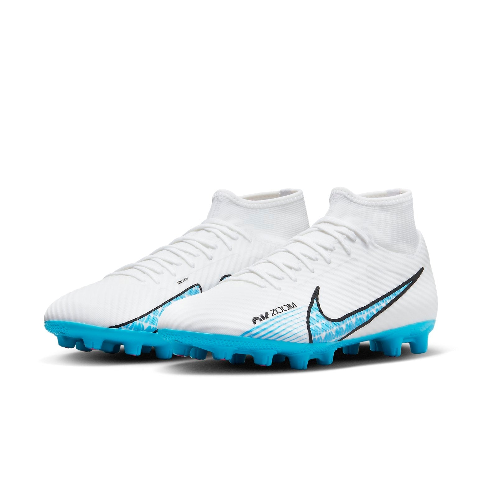 Nike Mercurial Superfly 9 Academy HG 'White Blue' DJ5626-146