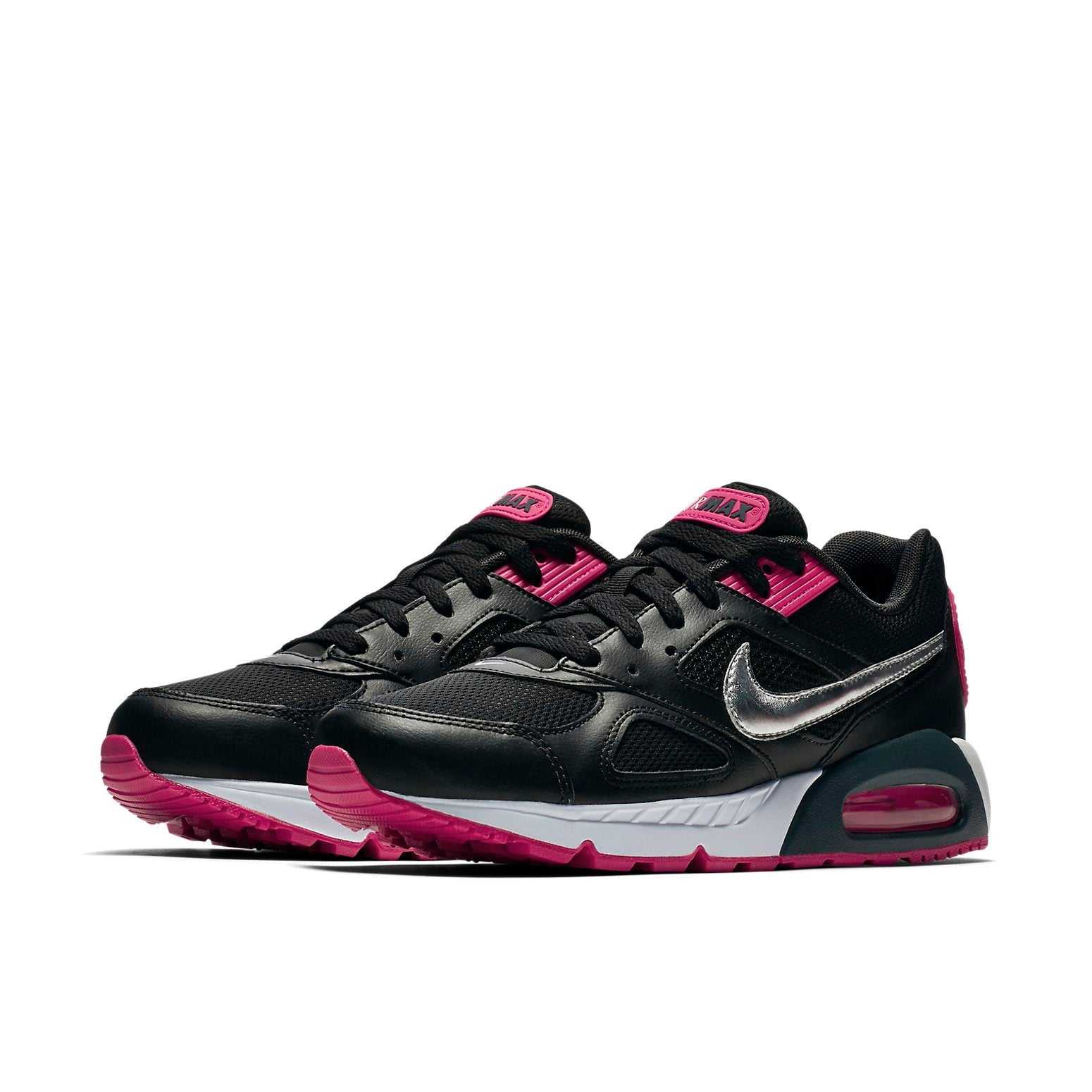 (WMNS) Nike Air Max IVO 'Black Metallic Silver' 580519-002