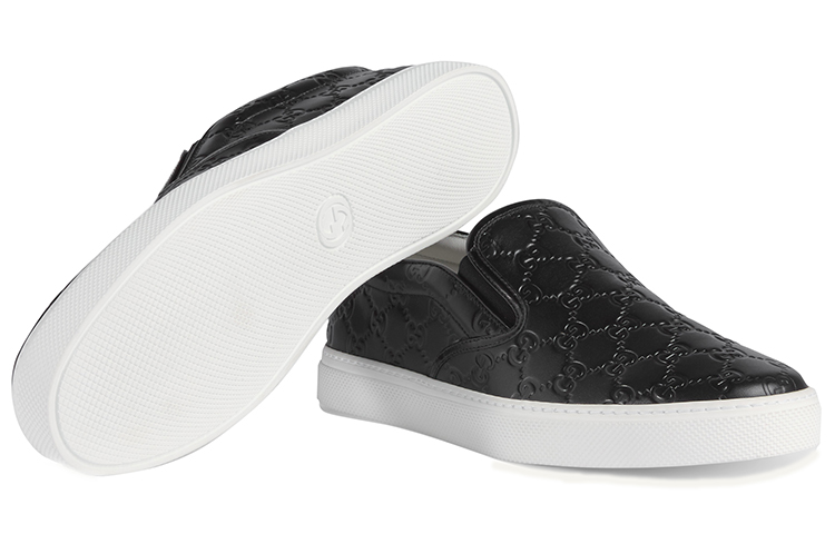 Gucci Signature Slip-On Sneaker 'Black' 407364-CWCE0-1174