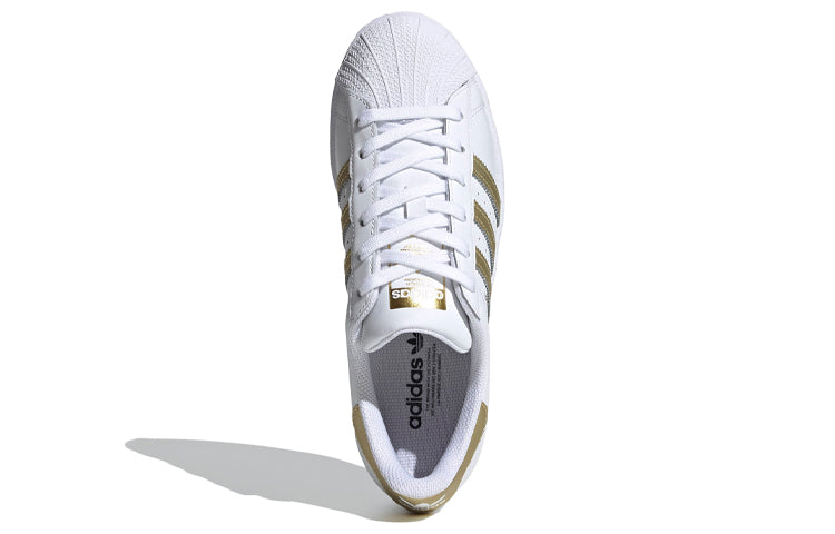 (WMNS) adidas Superstar 'White Gold Metallic' FX7483