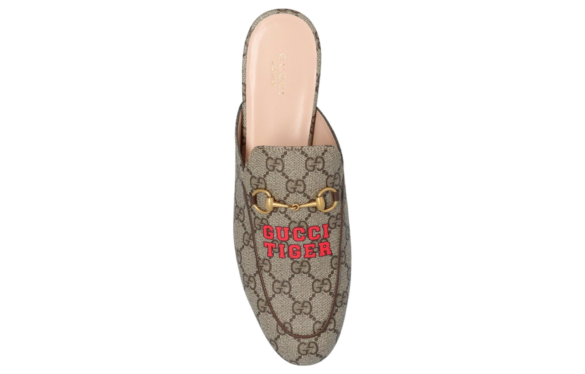 (WMNS) GUCCI Princetown Slipper 'Gucci Tiger - Beige Ebony' 687841-UTG10-9760
