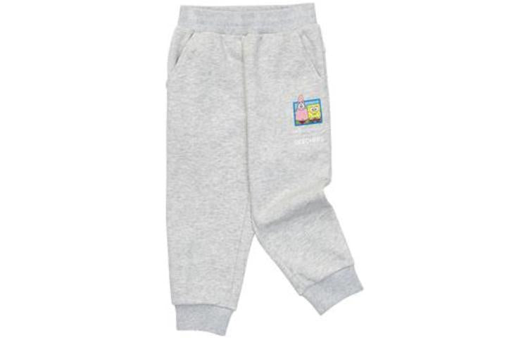 (GS) Skechers x SpongeBob SquarePants Casual Set 'White Yellow Grey' L122B041